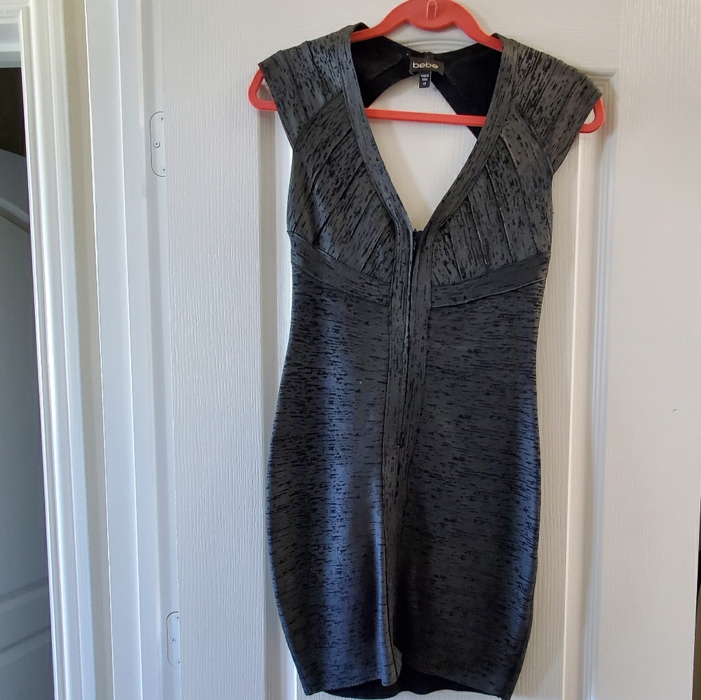 Black bebe mini dress